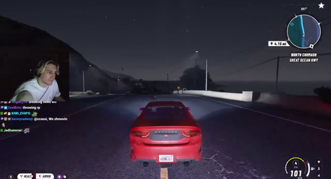 Peak GTA cop chase singalong
