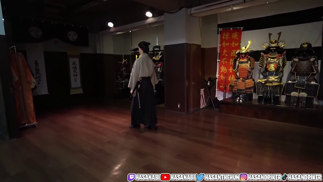 Samurai show in Japan