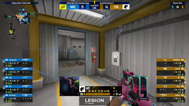 S1mple taunting Rio Crowd at CSGO Major
