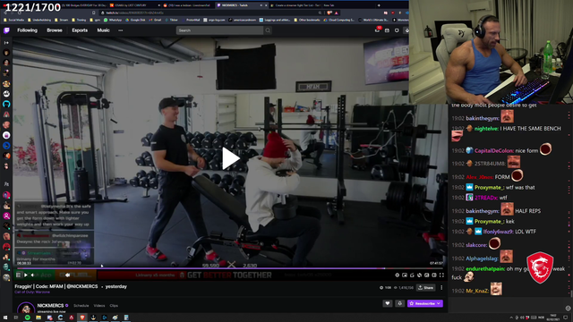 Knut on NICKMERCS trainer
