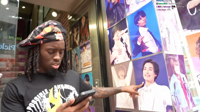 Kai meets a very excited fan in Japan