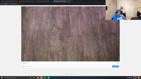 A viewer shows Erobb what his merch is good for.
