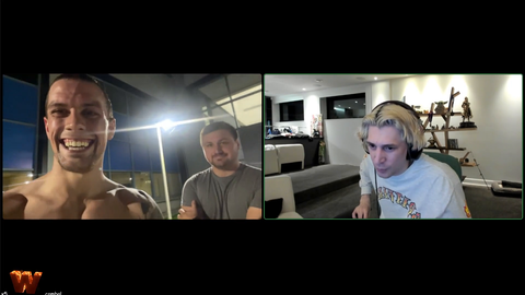 XQC gives his viewer 100k for competing and winning in Adin ross boxing match against DDG's viewer
