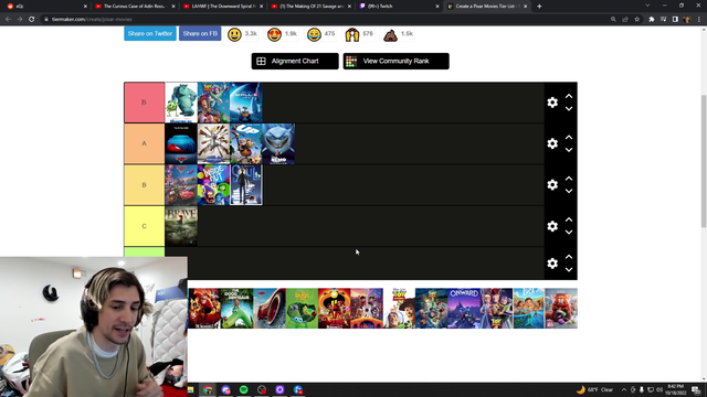 Dono calls out xqc's bad movie takes
