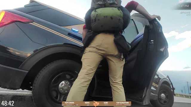 Hitch gets an interesting ride