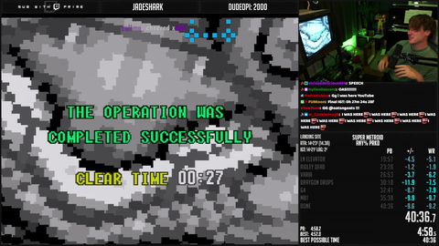 Oatsngoats gets the Super Metroid Any% world record