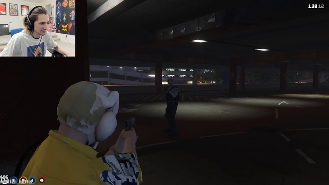 XQC aims gun at officer and gets upset by the consequences