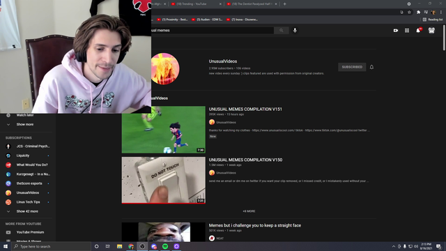 xQc loves email lists