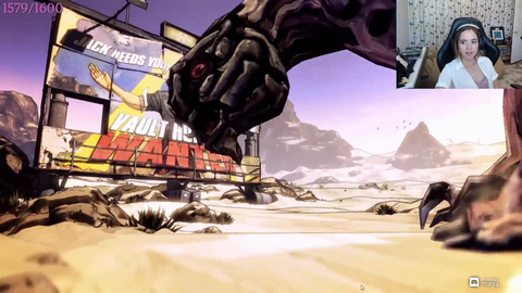 Mayas first reaction to the Borderlands 2 Intro