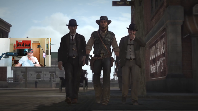 The actor who plays John Marston plays RDR1 after 15 years