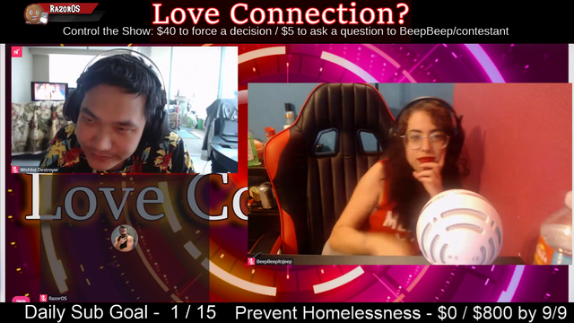 Streamer's Mom Saves Him on Razor's Dating Show