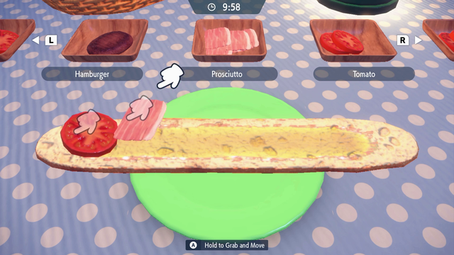 Vinny makes a delicious sandwich in the newest Pokemon game