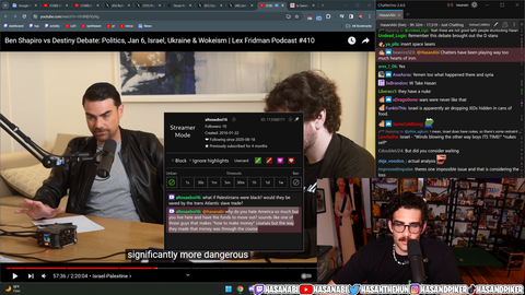 Hasan: "What? Do you think I make money by saying America is bad?"