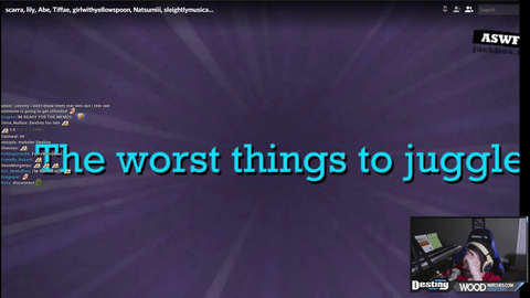 Destiny shares insight on his juggling hobby