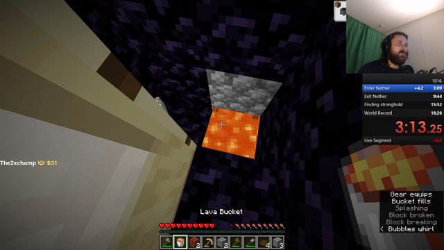 swedish hobo immediately throws sub 4 nether