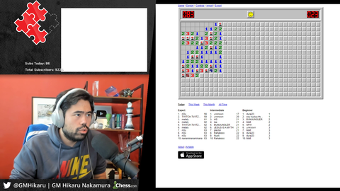 Hikaru plays Minesweeper