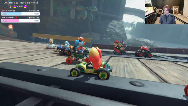 Soda finally gets first place in mario kart world