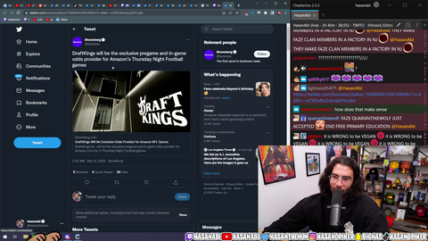 Twitch bans Slots but accepts sports betting sponsors for the Amazon's Thursday Night Football