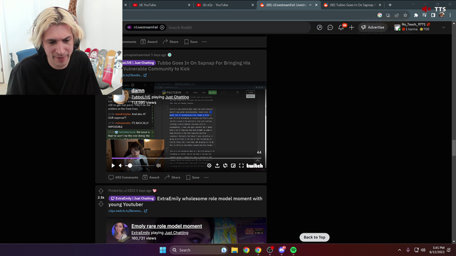 xQc calls Minecrafters Hypocrites and Degens
