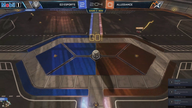 People finding out the steam name of the observer during the first week of RLCS