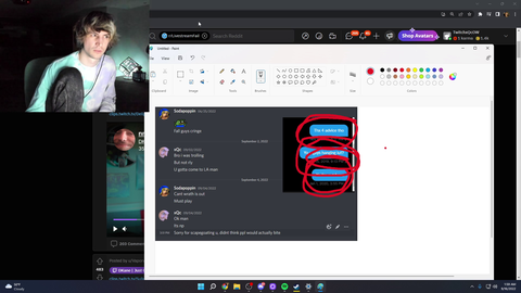 xQc proves he never got a message from Soda, leaks DMs