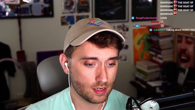 Atrioc shows off his stream stats Sadge