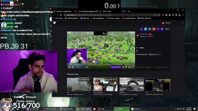 streamer got WR for sex speedrun in Sims 4