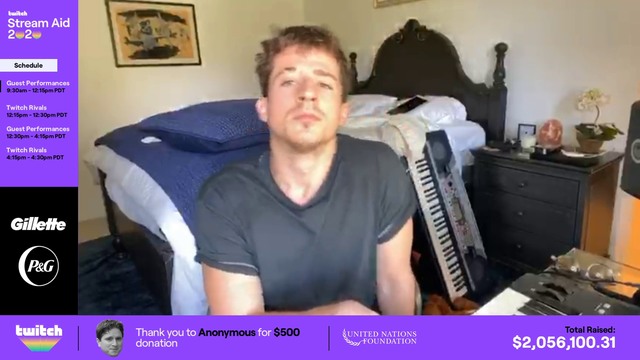 Streamer doesn't realize he is live on Twitch Stream Aid