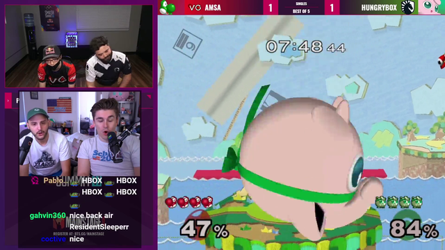 Hungrybox with two disgusting raw rest punishes in a row