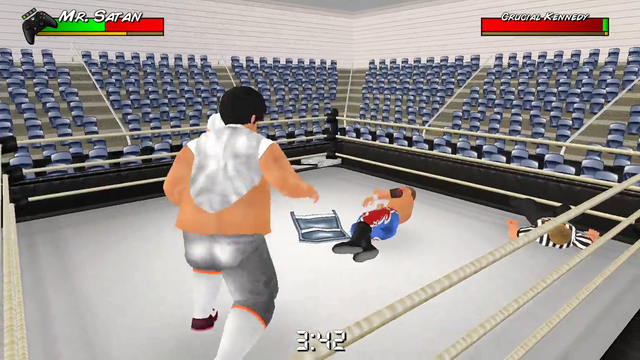 Jerma wins a wrestling match