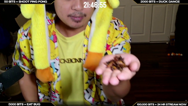 Streamer offers to eat a bug for 5000 bits, chat immediately buys 20 bugs 🪳