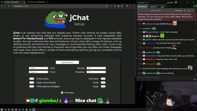 XQC won't talk to Pokelawls off stream to talk it out