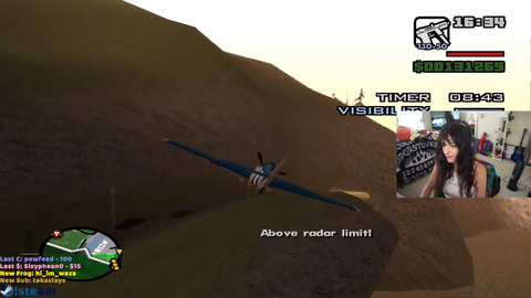 Jaycgee trying to fly a plane