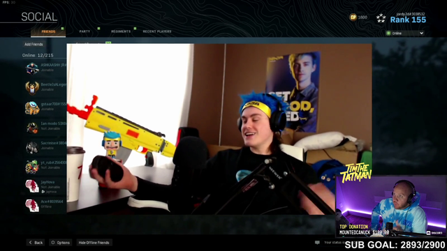 Tim talks to a Ninja fanboy