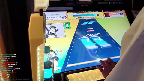 Joey popping off at a Japanese arcade