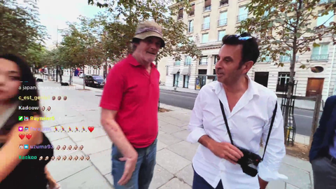 Racist guy in Paris