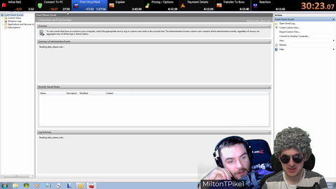 Milton and Kitboga's conversation while on the phone with a scammer.
