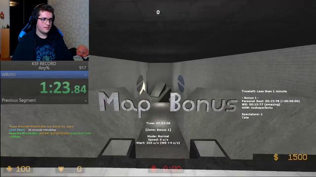 AGAIN. After 80 minutes of tries Surfer beats the WR last second before the mapchange.