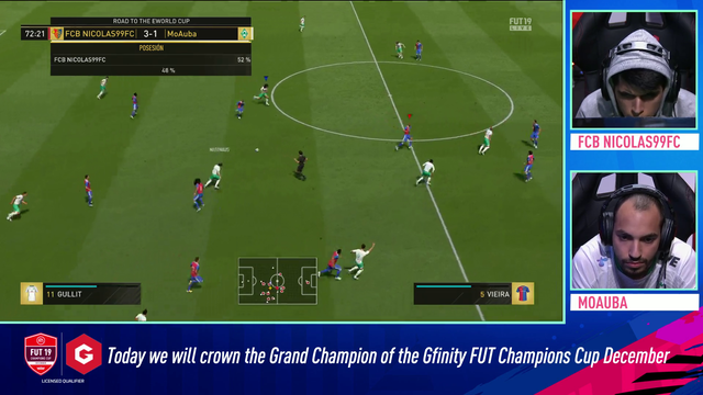 "eSports ready": FIFA Grand Final - Handball + Red Card not given. Opponent scores straight after.