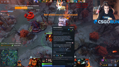 Ukranian dota streamer from Kryvyi Rih witnessed this