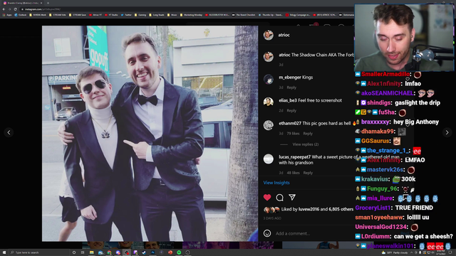 Atrioc leaks the streamer award location to strangers