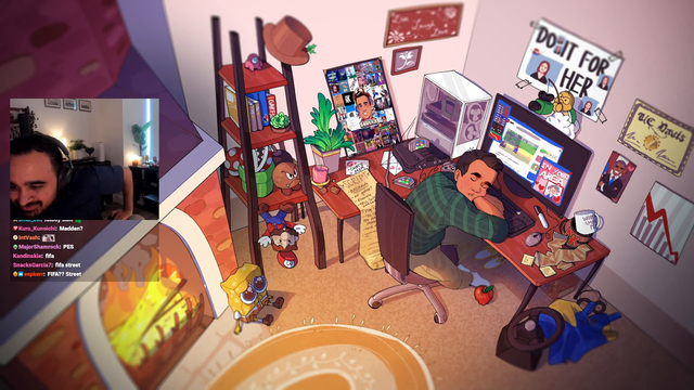 Squeex plays an old game from his childhood collection