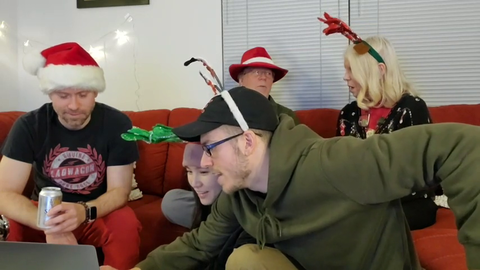 Jake shows his parents the RIGHT version of All I want for Christmas
