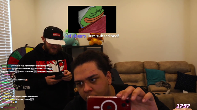 Zoil shows the damage he did after punching his friend's monitor