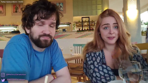 Destiny interacts with Melina's chat