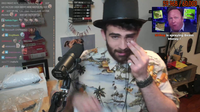Hasan after reaching the highest subcount on Twitch