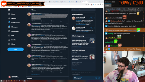 Hasan Finds Out Someone Rerouted a URL to His Twitter
