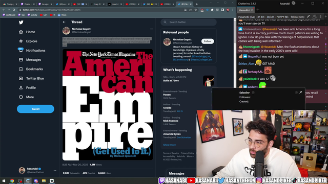 Hasan directly calls a chatter slurs I literally cant repeat