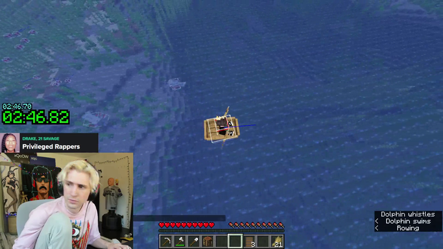 xQc stream sniper shows up at his window
