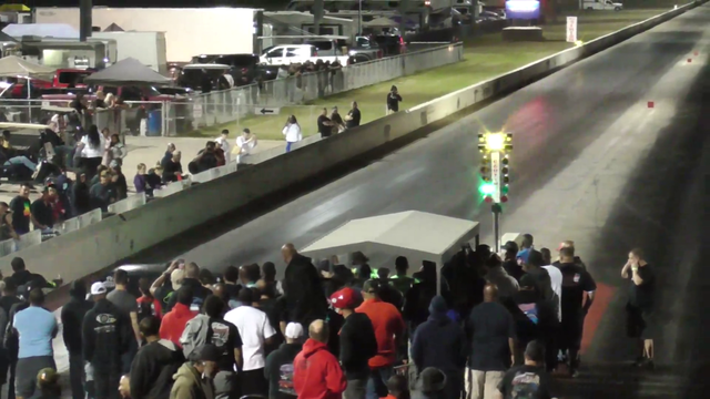 Hard wreck at ENNIS drag strip